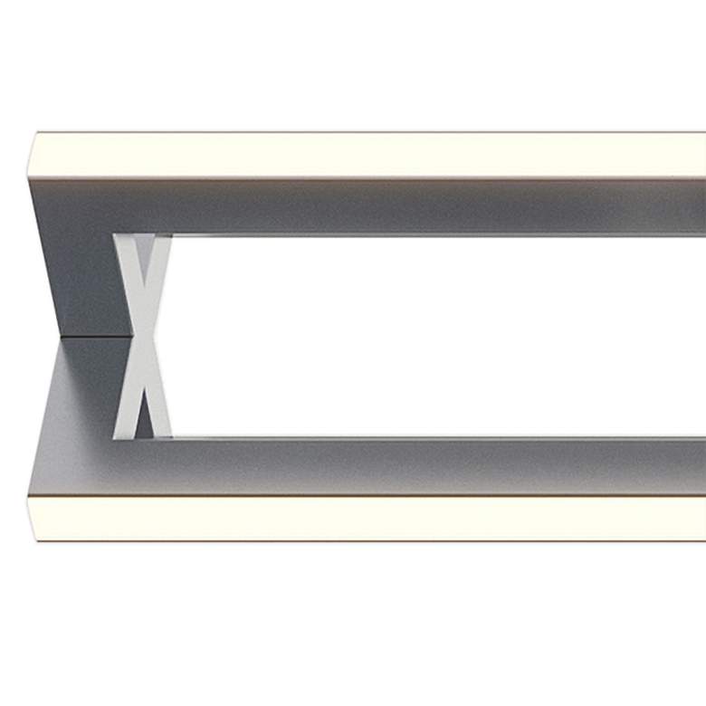 Image 2 AFX Cass 24" Wide Satin Nickel Steel Modern LED Vanity Bath Light more views