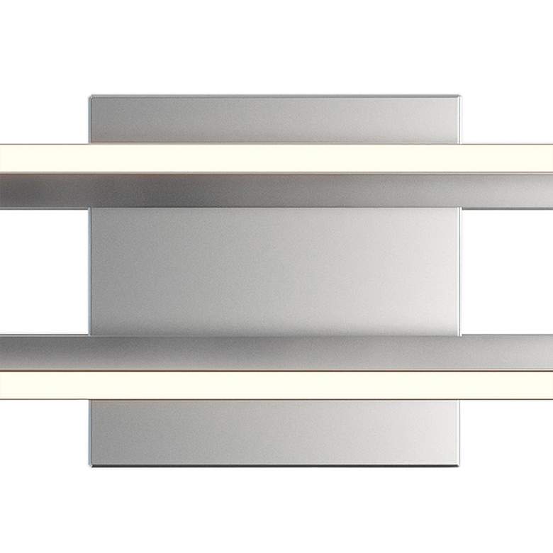Image 3 AFX Cass 24" Wide Satin Nickel Steel Modern LED Vanity Bath Light more views