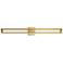 AFX Cass 36" Wide Gold Metal Modern LED Bath Light