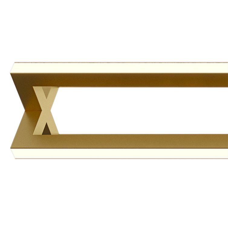 Image 2 AFX Cass 36" Wide Gold Metal Modern LED Bath Light more views