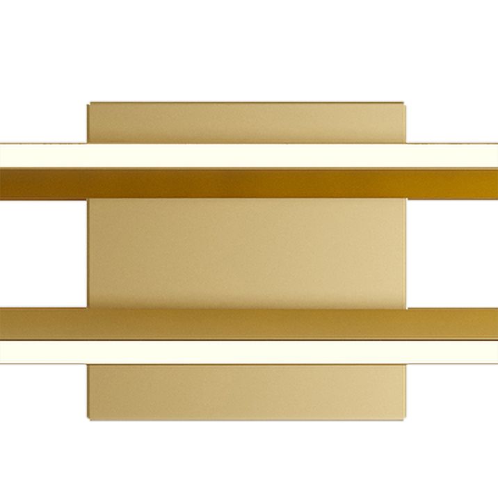 Image 3 AFX Cass 36" Wide Gold Metal Modern LED Bath Light more views