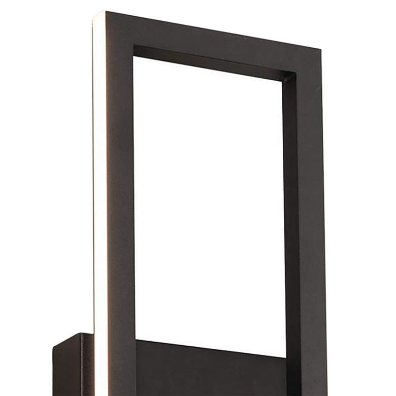 Image 2 AFX Cole 18 inch High Black Finish Modern LED Wall Sconce Light more views