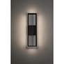 AFX Cole 18" High Black Finish Modern LED Wall Sconce Light