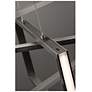 3_AFX Cole 39" 3-Light Satin Nickel LED Modern Linear Island Pendant more views