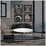 Thumbnail3 of AFX Duncan 20" Black and Gold Finish LED Flush Mount Ceiling Light more views