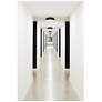 2_AFX Duncan 20" Wide LED Black and White Dome Ceiling Light more views