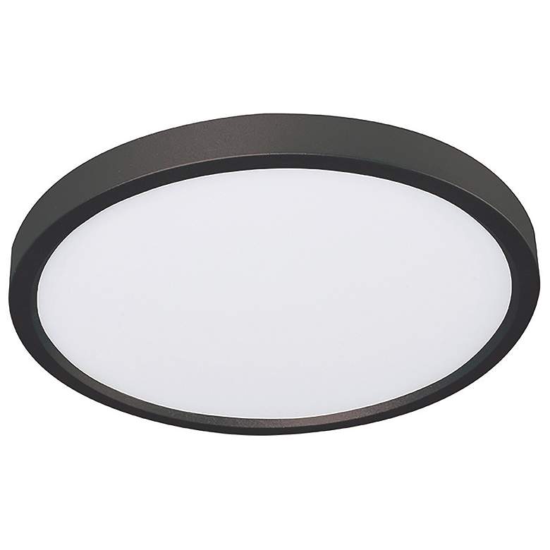 Image 1 AFX Edge 15" Wide Round 25 Watt LED Modern Disc Ceiling Light