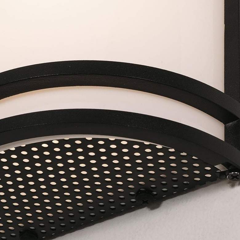 Image 3 AFX Elston 10" High Black Finish Dusk to Dawn Outdoor LED Light more views