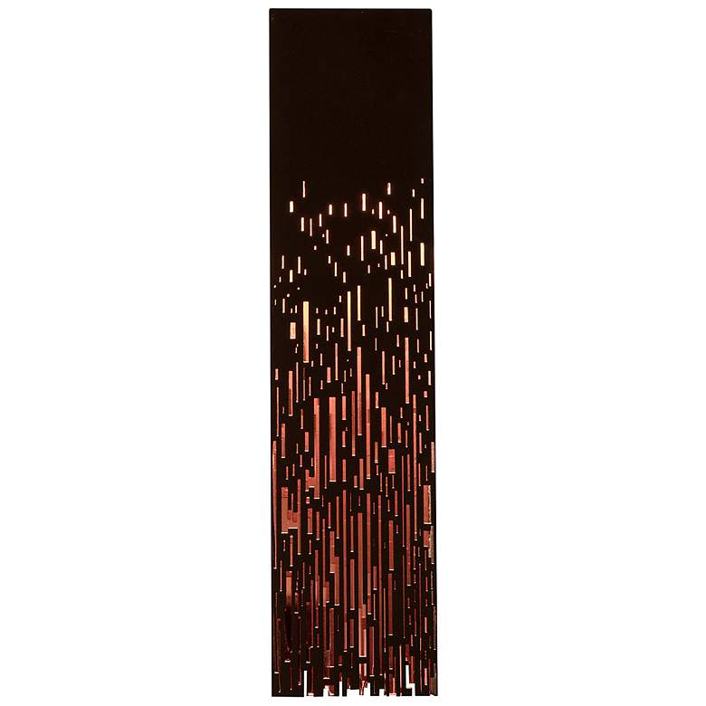 Image 2 AFX Embers 19" High Black LED Wall Sconce more views