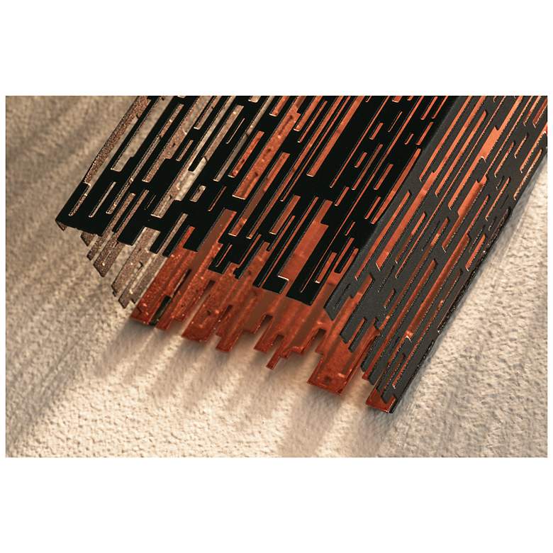 Image 7 AFX Embers 19" High Black LED Wall Sconce more views