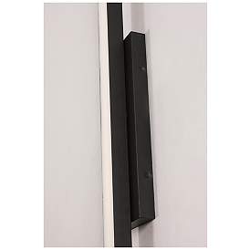 Image5 of AFX Gale 24" Black Finish Rectangular LED Outdoor Wall Sconce Light more views
