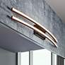1_AFX Harper 36 1/2" Wide Black Finish LED Vanity Bath Light