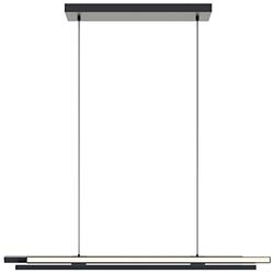 AFX Indra 44" Wide Black Finish Modern LED Linear Pendant