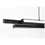 4_AFX Indra 44" Wide Black Finish Modern LED Linear Pendant more views