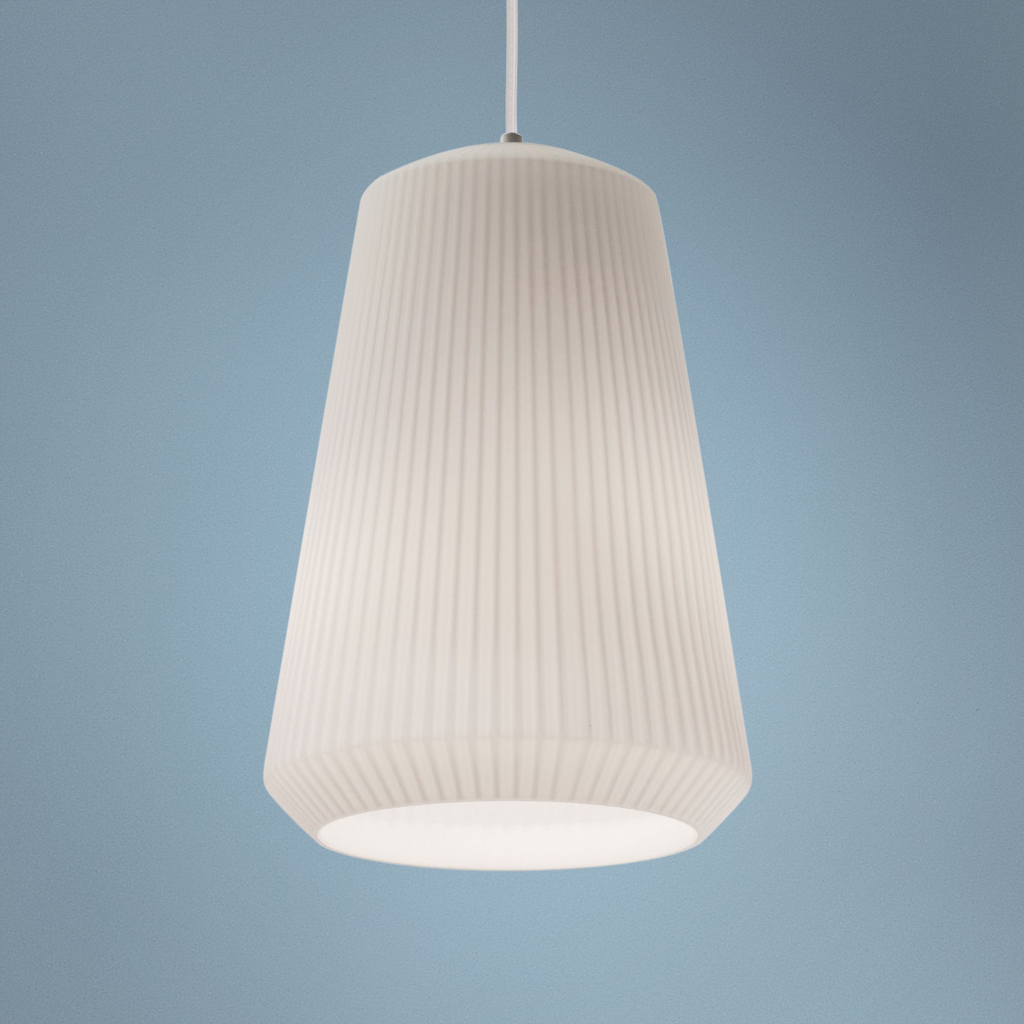 frosted glass pendant shade