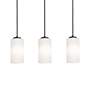 Thumbnail3 of AFX Leo 36" Wide 3-Light White Glass Modern Linear Pendant