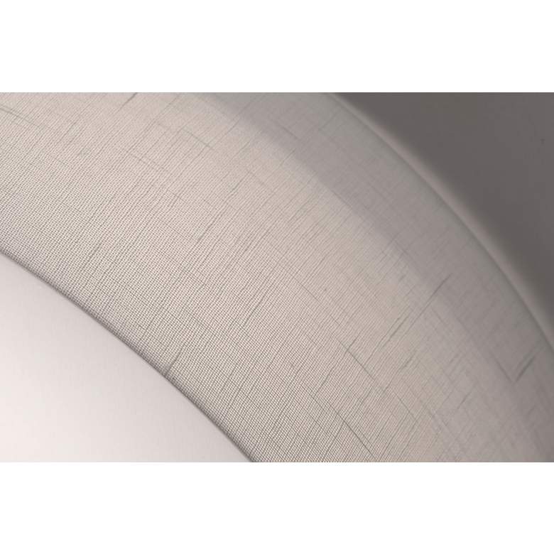 Image 3 AFX Lighting Anton 12 1/4" Wide Modern White Linen Drum Ceiling Light more views
