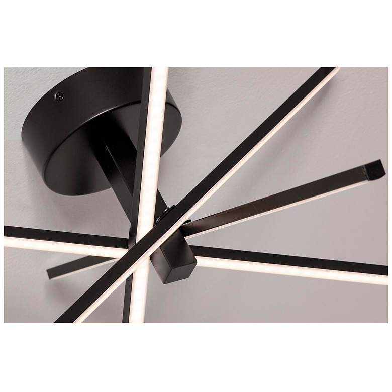Image 2 AFX Lighting Jaxx 15" Wide Modern Black LED Ceiling Light more views