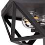 4_AFX Lighting Kai 12 1/4" Wide Modern Black Metal 2-Light Ceiling Light more views