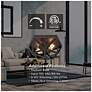 5_AFX Lighting Kai 12 1/4" Wide Modern Black Metal 2-Light Ceiling Light more views