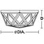 6_AFX Lighting Kai 12 1/4" Wide Modern Black Metal 2-Light Ceiling Light more views