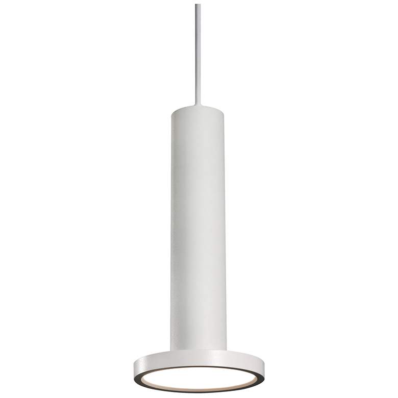 Image 1 AFX Lighting Luna 5 1/4" Wide Modern White Finish LED Mini Pendant