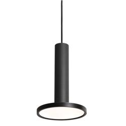 AFX Lighting Luna 8" Wide Black Modern LED Mini Pendant Light