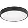 AFX Lighting Octavia 12" Wide Modern Round Black LED Ceiling Light
