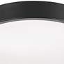 3_AFX Lighting Octavia 12" Wide Modern Round Black LED Ceiling Light more views