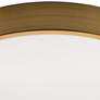 4_AFX Lighting Octavia 12" Wide Modern Round Brass LED Ceiling Light more views