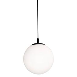 AFX Loretto 11.8&quot; Wide Black and White Modern Orb Pendant