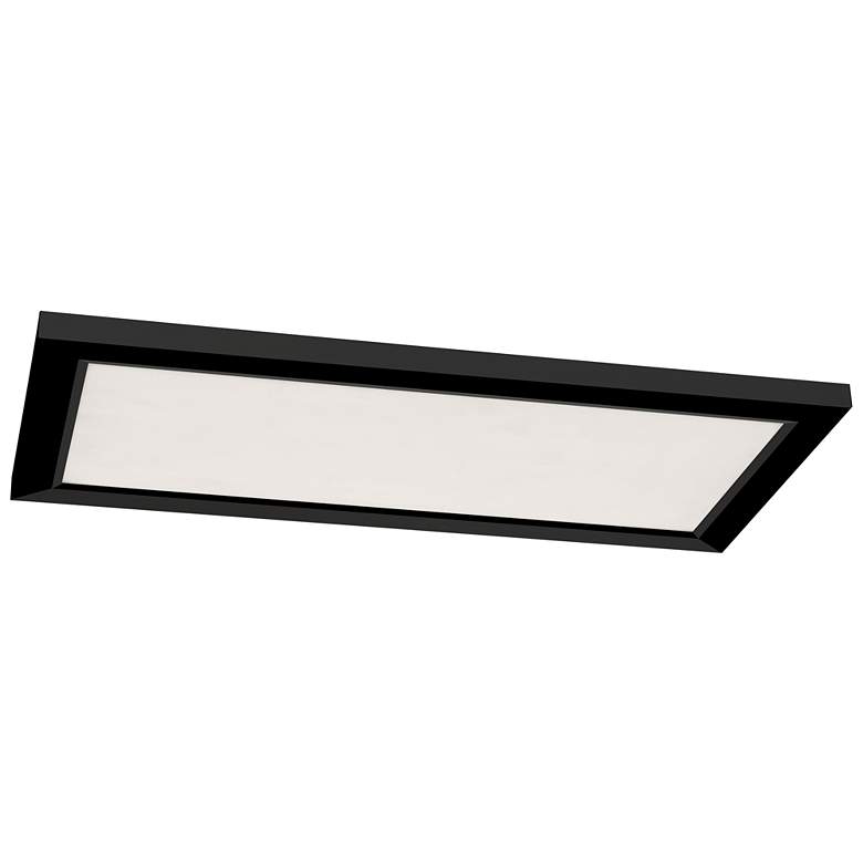 Image 1 AFX Lugano 24" Wide Black Finish LED Light Panel Ceiling Light