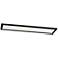 AFX Lugano 48" Wide Black Finish LED Light Panel Ceiling Light