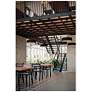 4_AFX Lyric 21.65" Wide Gold Pendant Light with Black Shade more views