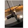 5_AFX Lyric 21.65" Wide Gold Pendant Light with Black Shade more views