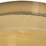 3_AFX Maggie 11 3/4" Wide Round Satin Brass Modern LED Ceiling Light more views