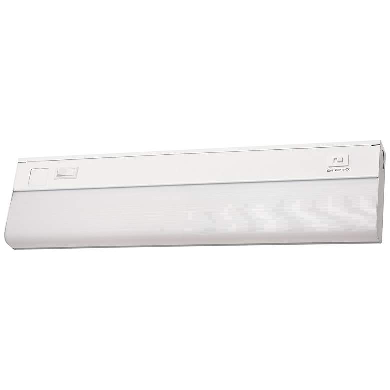 Image 1 AFX Modern 18" Wide T5L White LED Under Cabinet or Closet Light