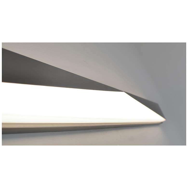 Image 4 AFX Novara 37" Modern Satin Nickel Linear LED Vanity Bath Light more views