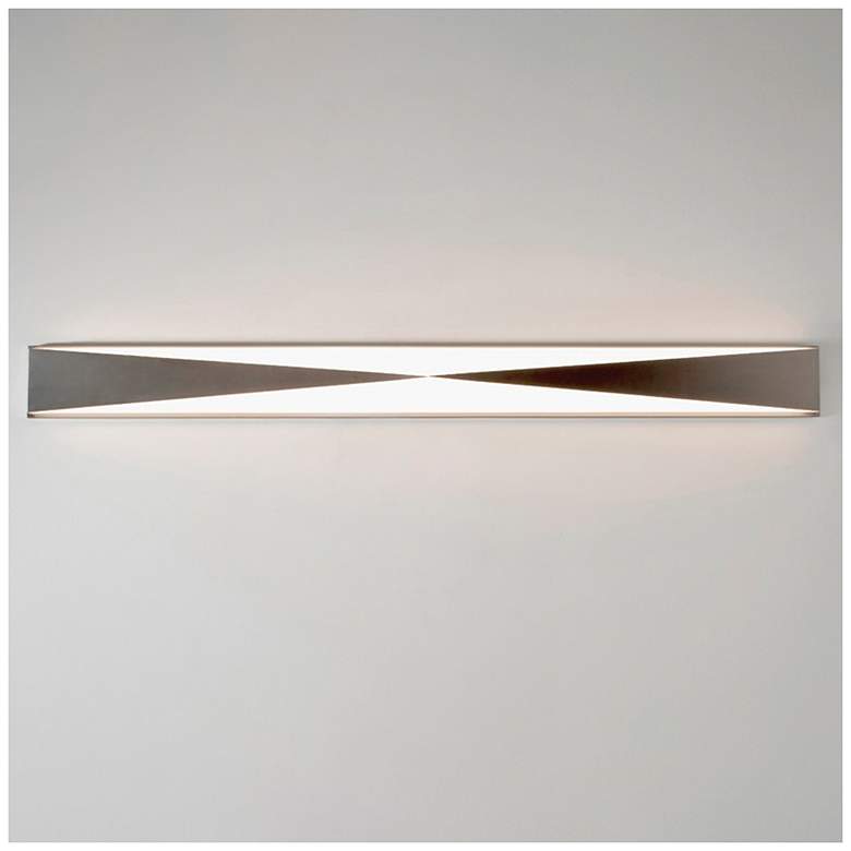 Image 5 AFX Novara 37" Modern Satin Nickel Linear LED Vanity Bath Light more views
