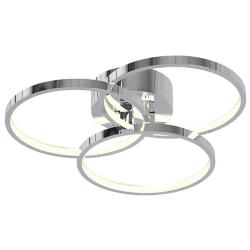 AFX Orion 15.75" Wide Polished Chrome LED Modern Ring Ceiling Light