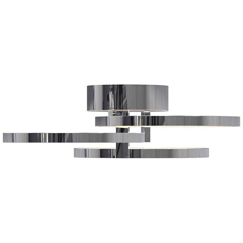 Image 3 AFX Orion 15.75" Wide Polished Chrome LED Modern Ring Ceiling Light more views