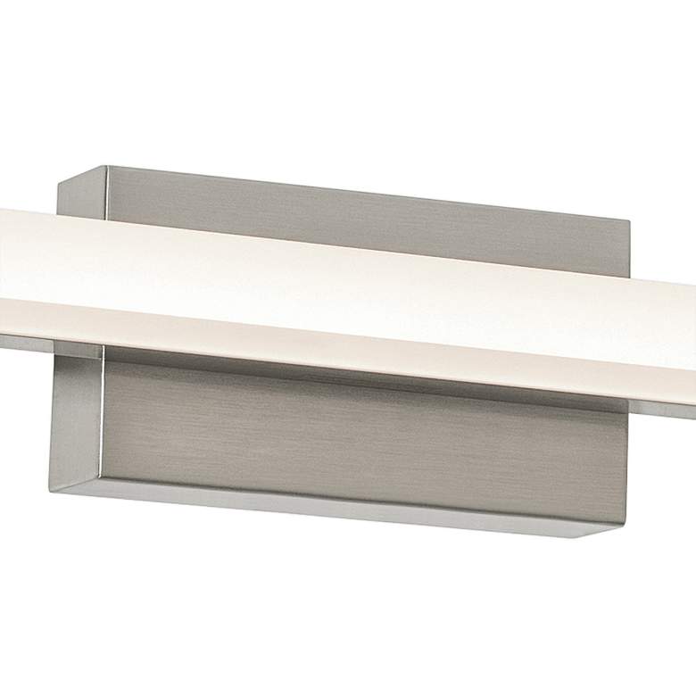 Image 4 AFX Ramona 24" Wide Satin Nickel Modern Linear LED Bath Light more views