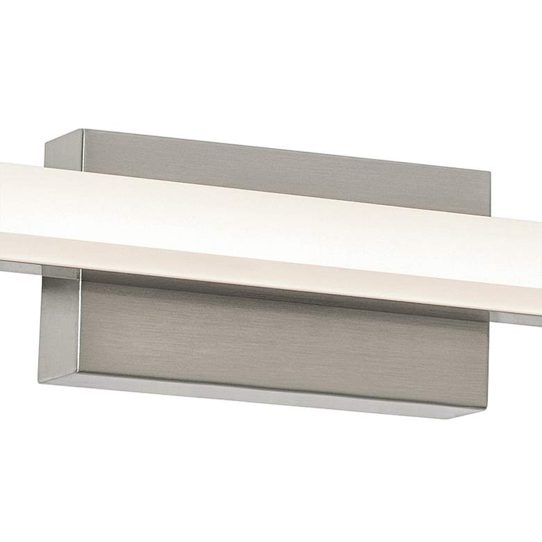 Image 4 AFX Ramona 24 inch Wide Satin Nickel Modern Linear LED Bath Light more views