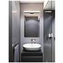 5_AFX Ramona 24" Wide Satin Nickel Modern Linear LED Bath Light more views