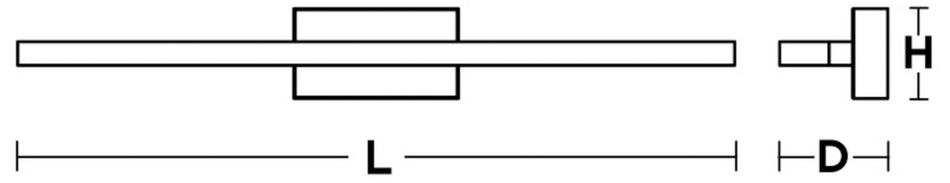 AFX Ramona 24" Wide Satin Nickel Modern Linear LED Bath Light