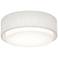 AFX Sanibel 16" Wide White Double Layer Modern Drum Ceiling Light