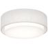 AFX Sanibel 16" Wide White Double Layer Modern Drum Ceiling Light