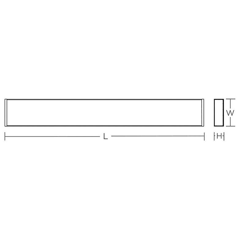 Image 2 AFX Shaw 48" Wide LED Wrap Ceiling Light more views