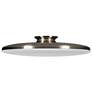 2_AFX Skye 19" Wide Round Satin Nickel Metal Modern LED Ceiling Light