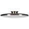AFX Skye 19" Wide Round Satin Nickel Metal Modern LED Ceiling Light